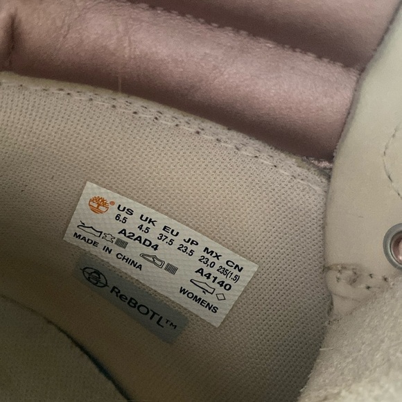 Timberland Waterville 6” Waterproof Boot Women’s Natural Nubuck Size 6.5 - Picture 11 of 11